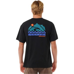 2024 Rip Curl Mens VaporCool Search Trek Tee 0K6MTE - Black